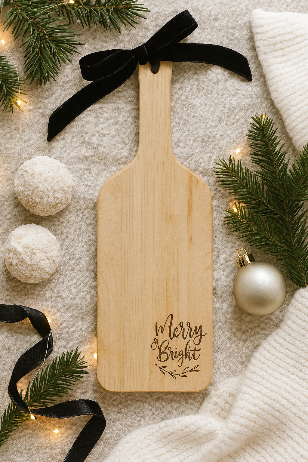 Holiday Collection - Cutting Board Merry + Bright