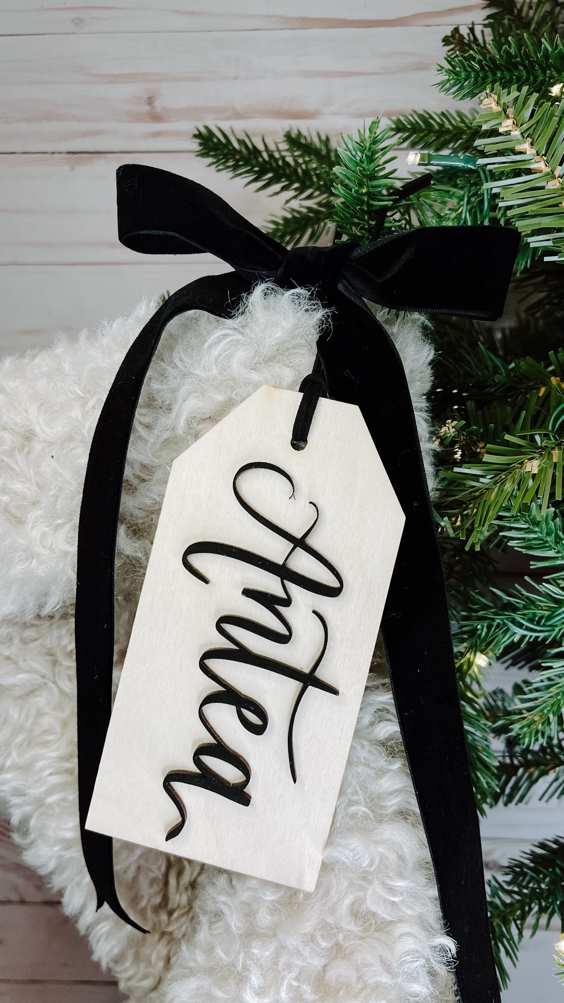 Holiday Collection - Stocking Tag 3D