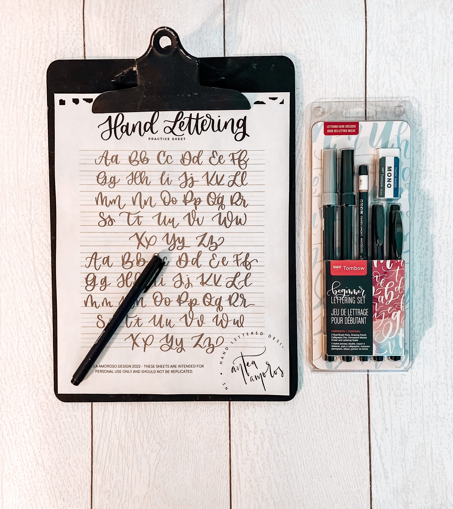 Antea's Hand Lettering Digital Download