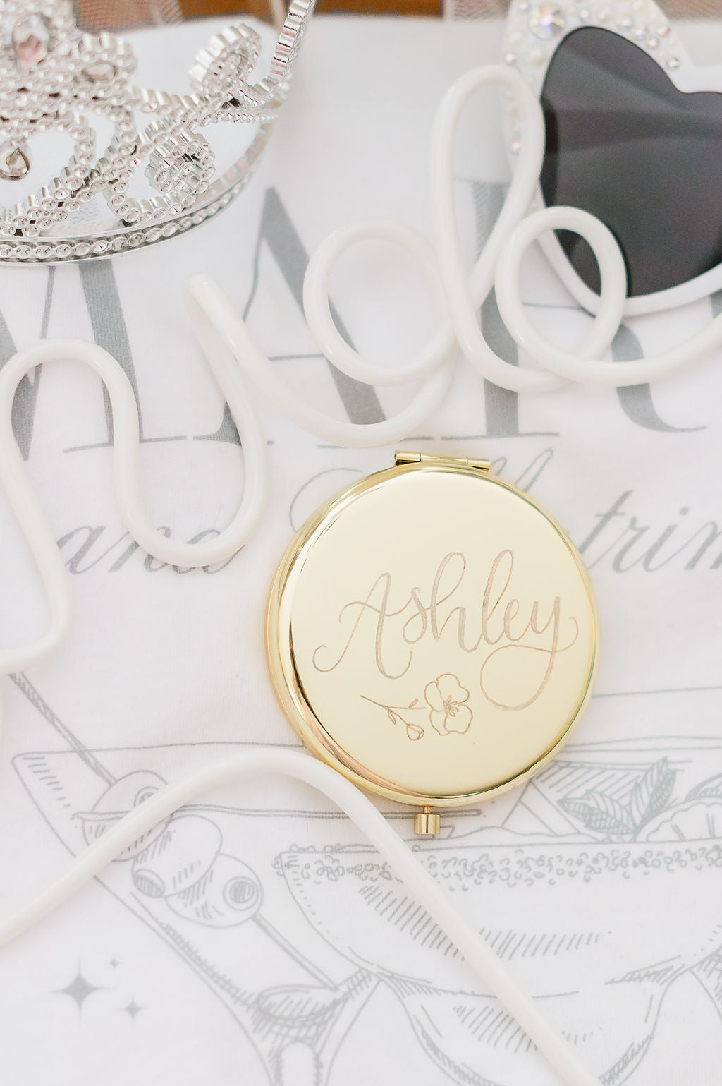 Engraved Compact Mirror