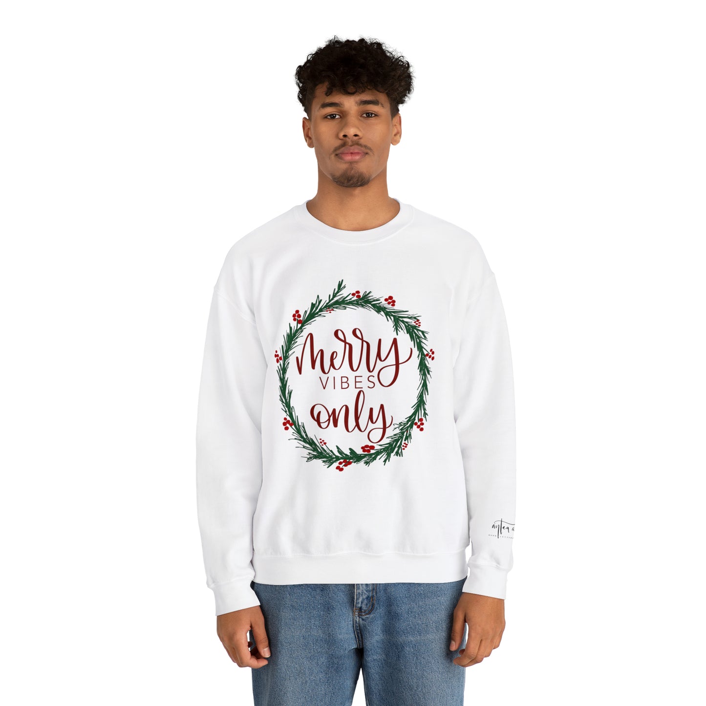 Holiday Sweatshirt - Merry Vibes Only