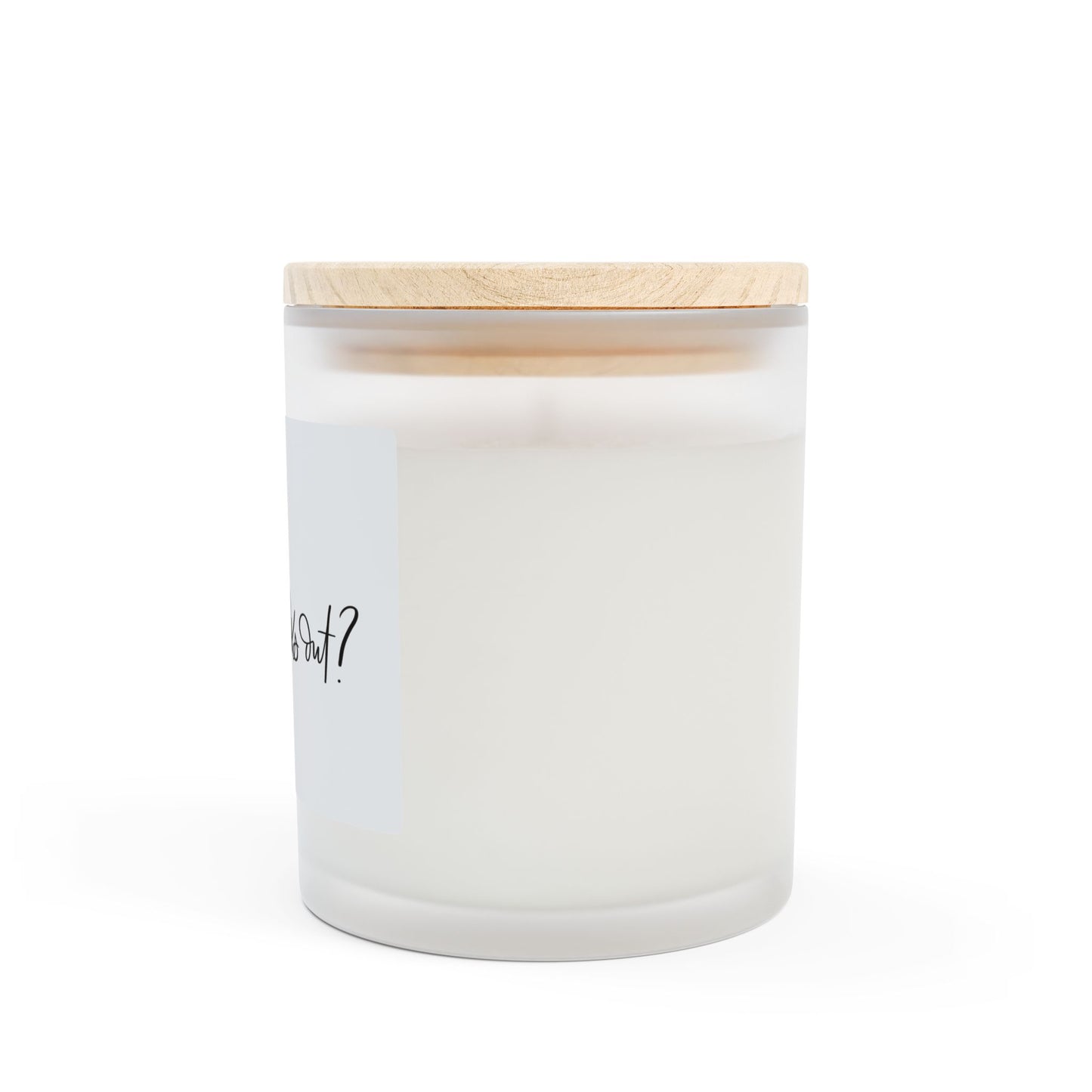 Frosted Glass Candle, 11oz