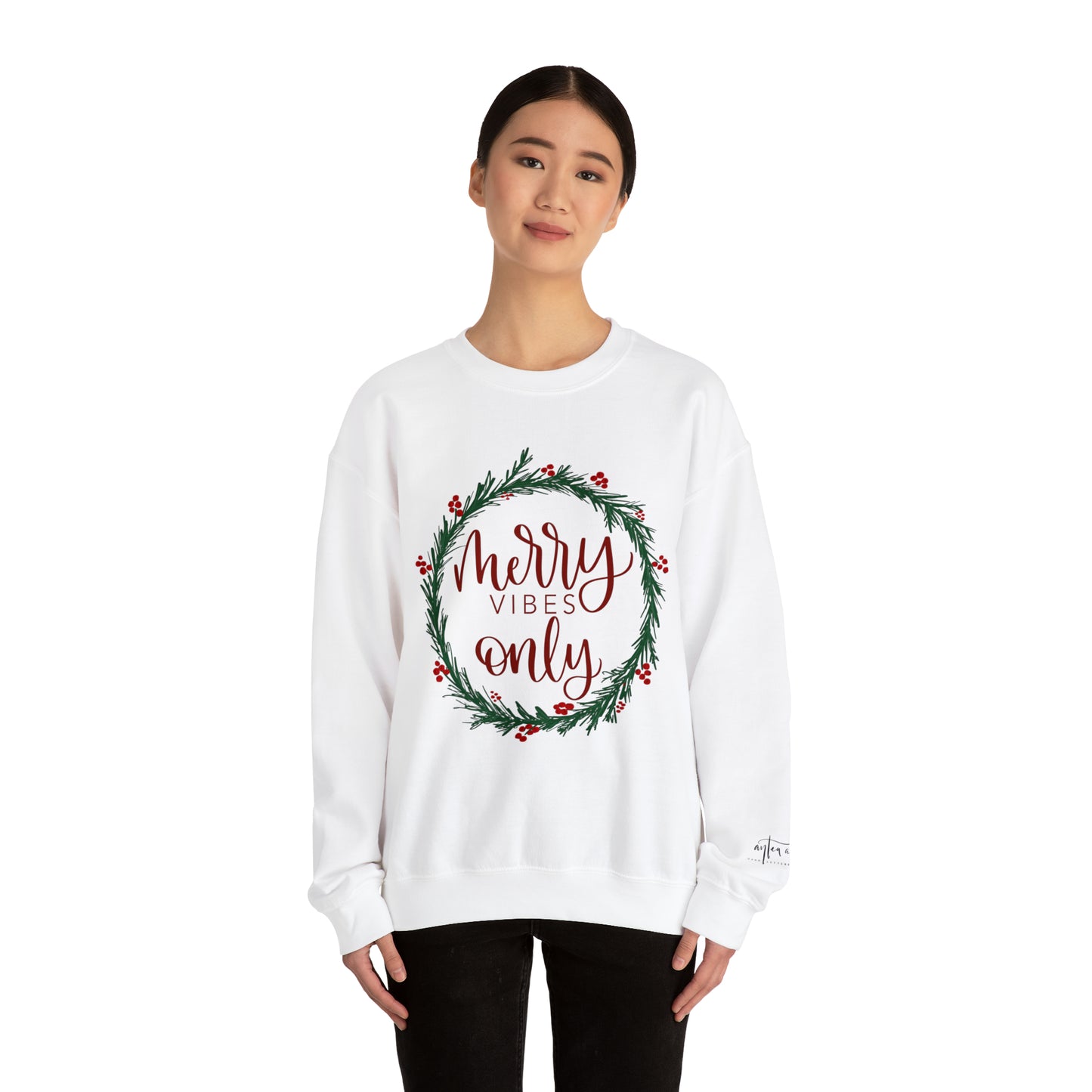 Holiday Sweatshirt - Merry Vibes Only