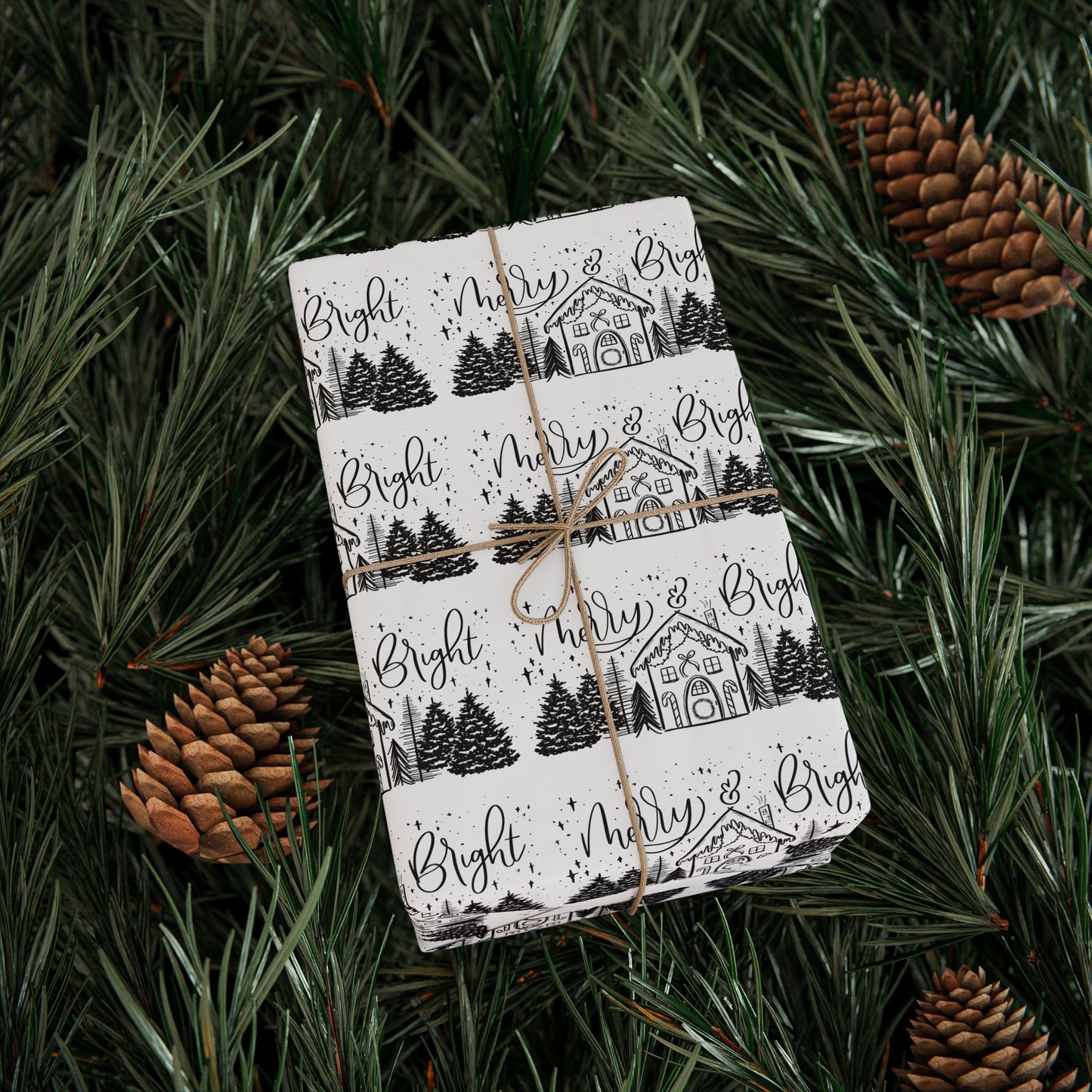 Holiday Collection - Wrapping Paper Merry + Bright