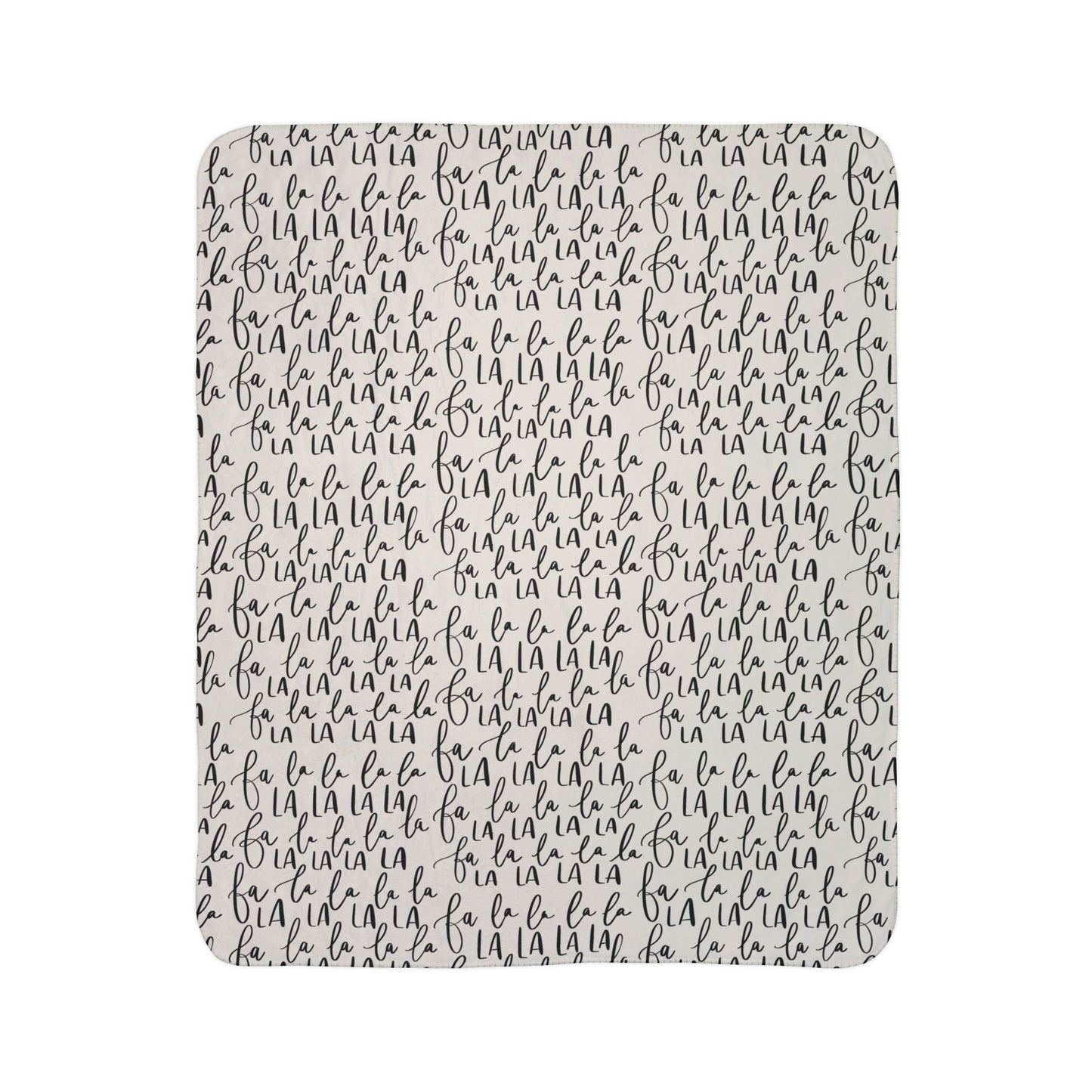 Holiday Collection - Sherpa Blanket Fa La La