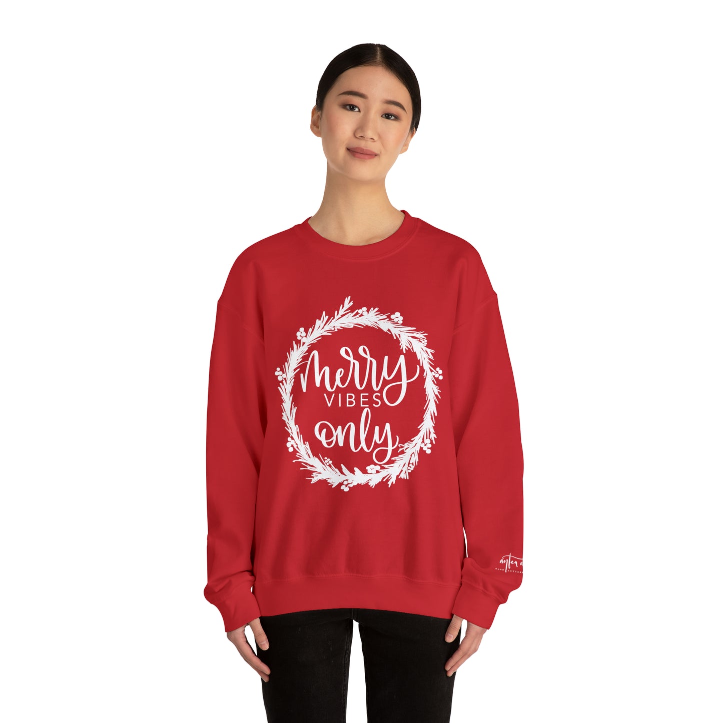 Holiday Sweatshirt - Merry Vibes Only