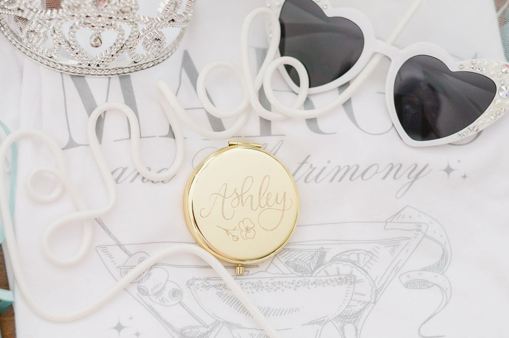 Engraved Compact Mirror