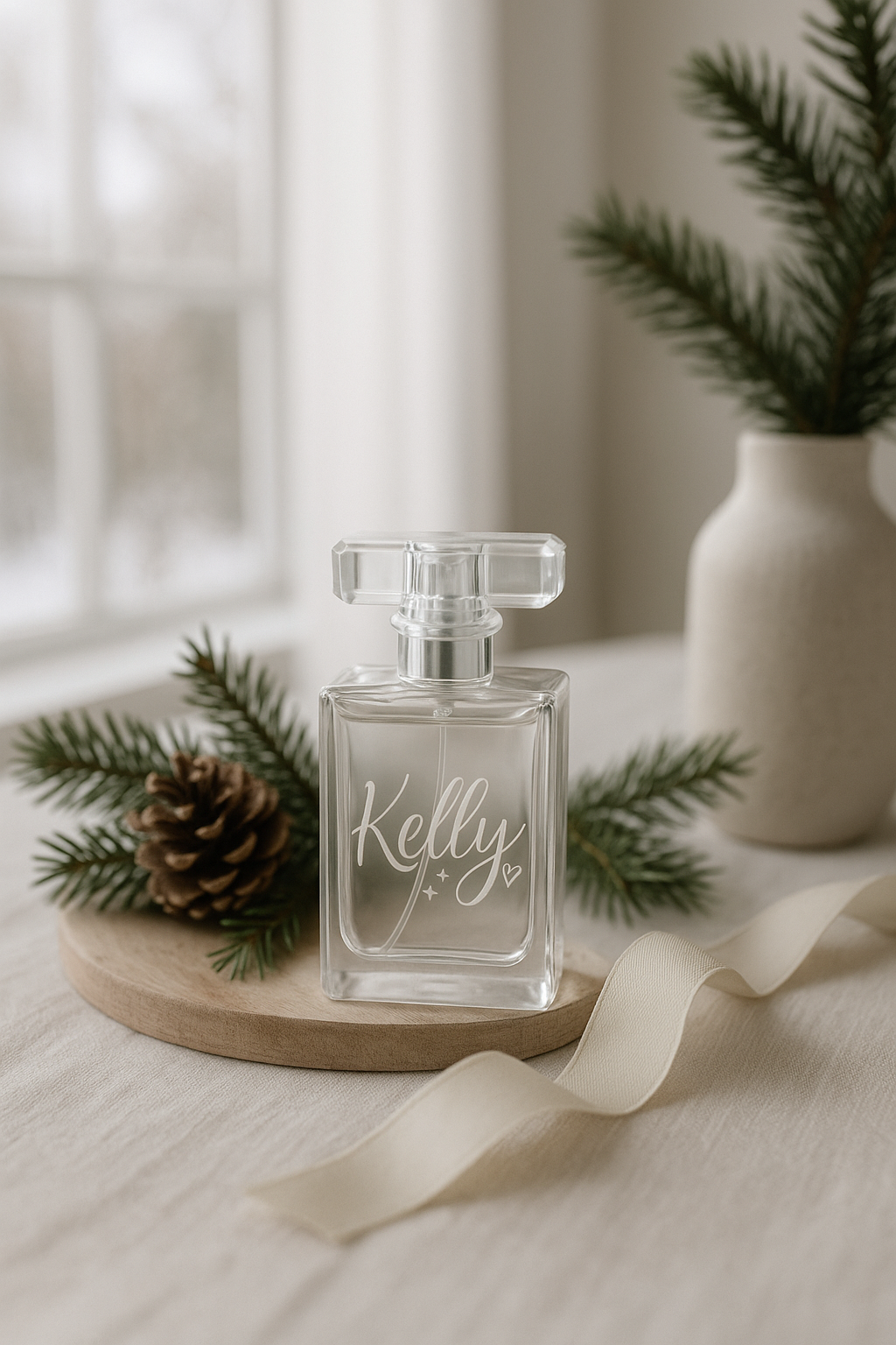 Hand Engraved Perfume Bottle