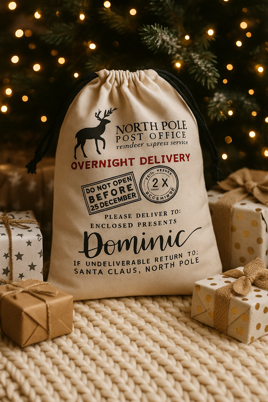 Holiday Collection - Toy Sack Santa