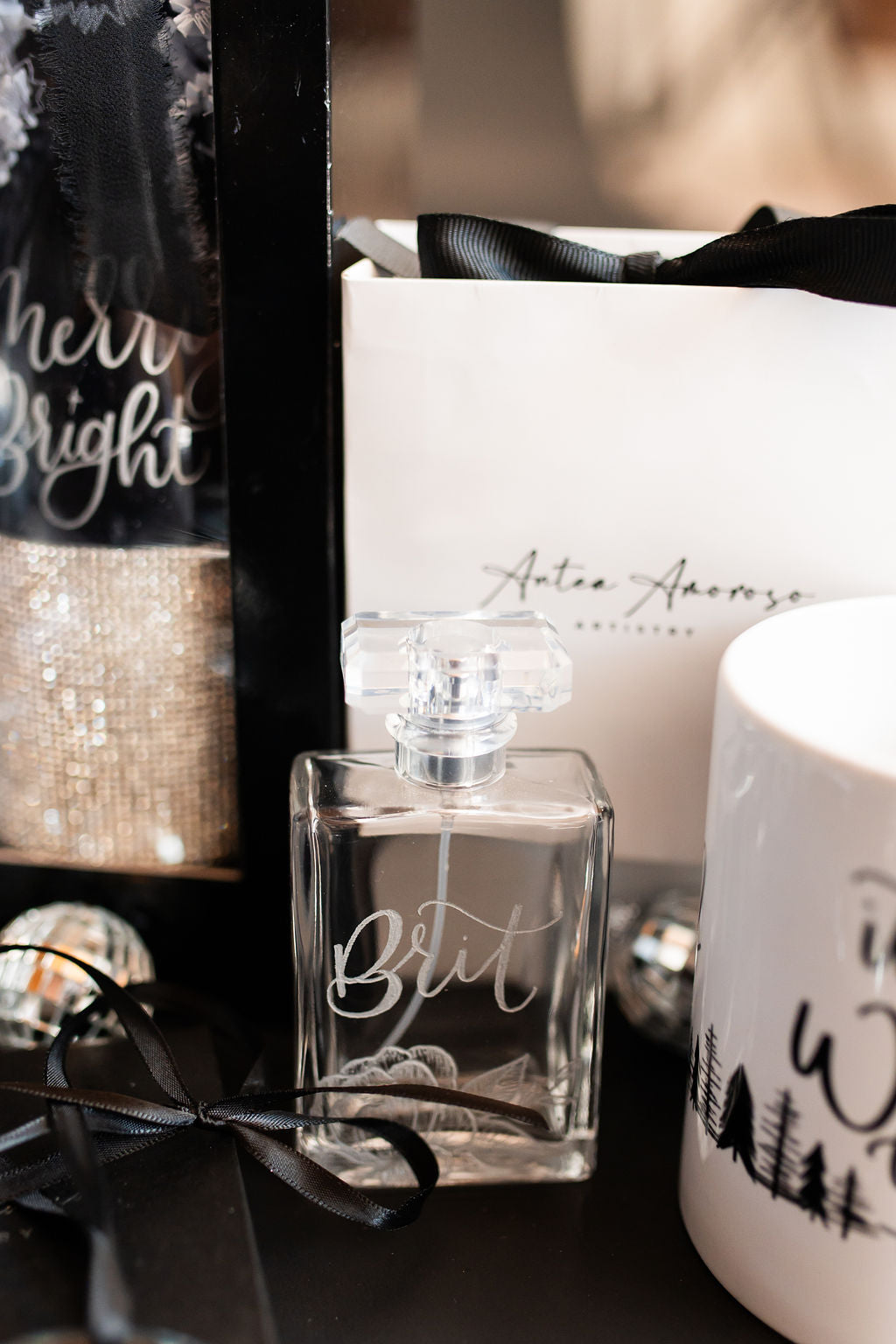 Hand Engraved Perfume Bottle