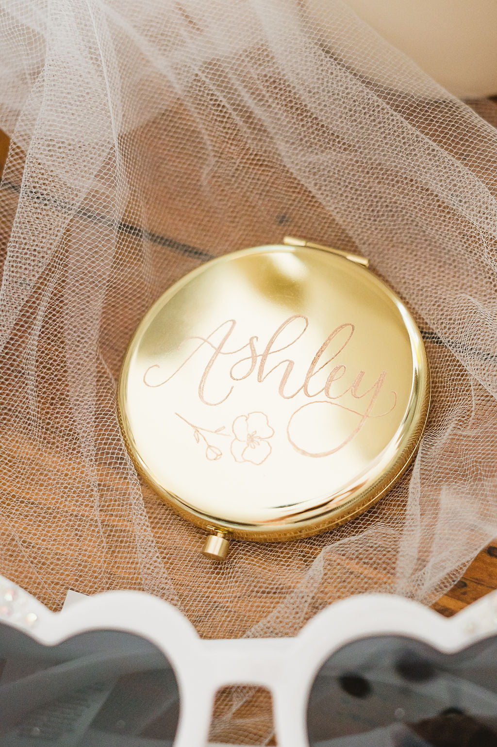 Engraved Compact Mirror