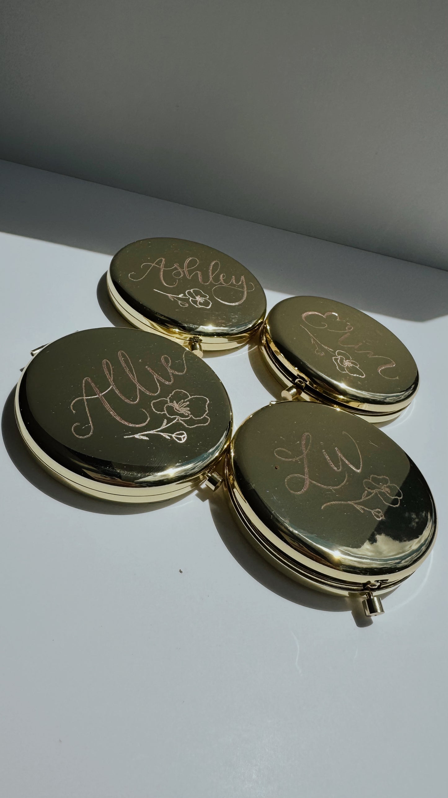 Engraved Compact Mirror