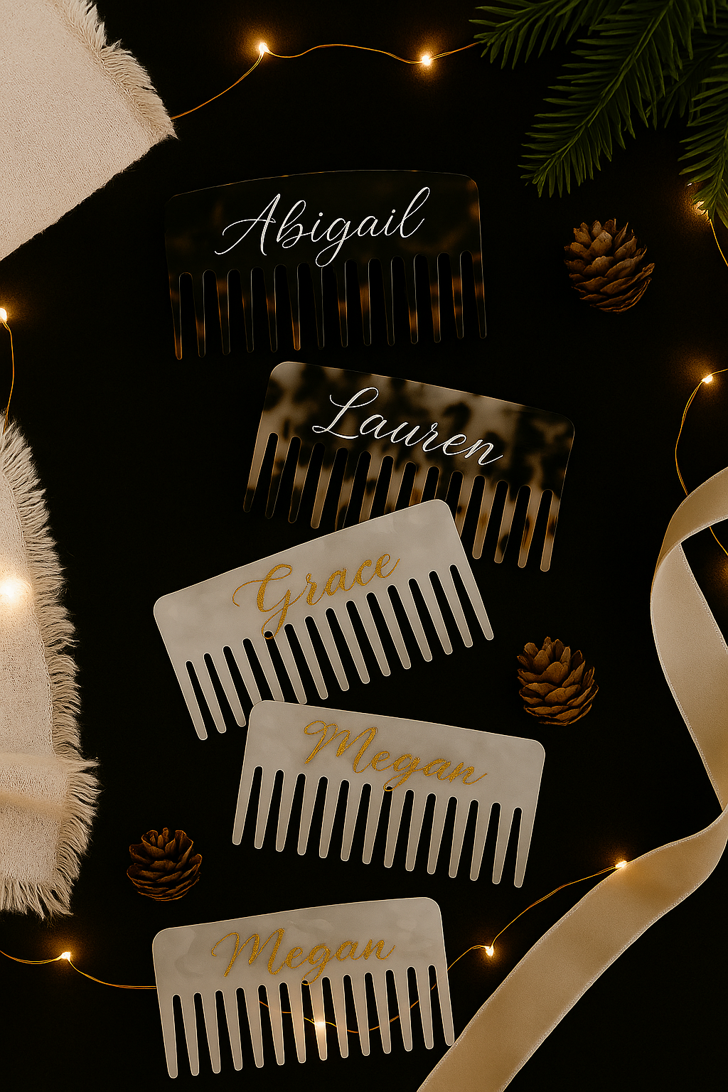 Hand Engraved Hair Comb