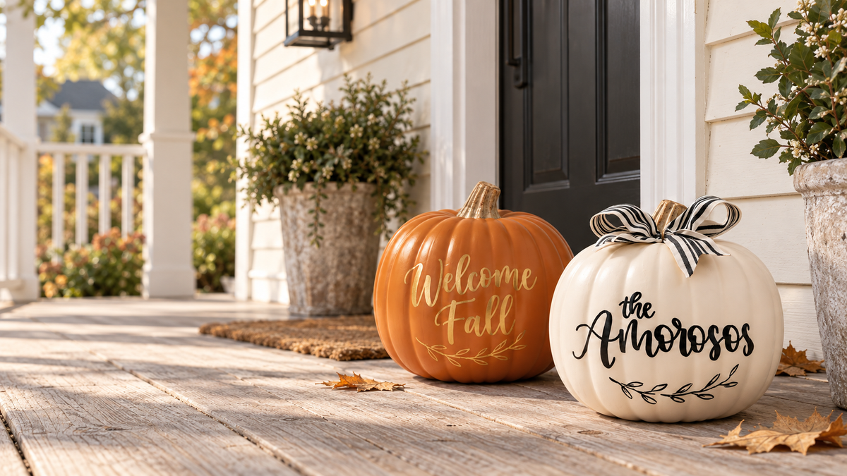 *Personalized Pumpkins*