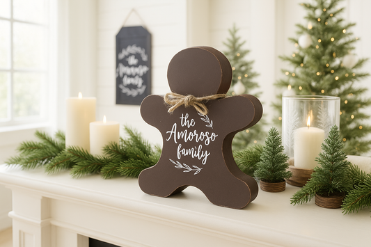 Holiday Collection - Gingerbread Shelf Sitter
