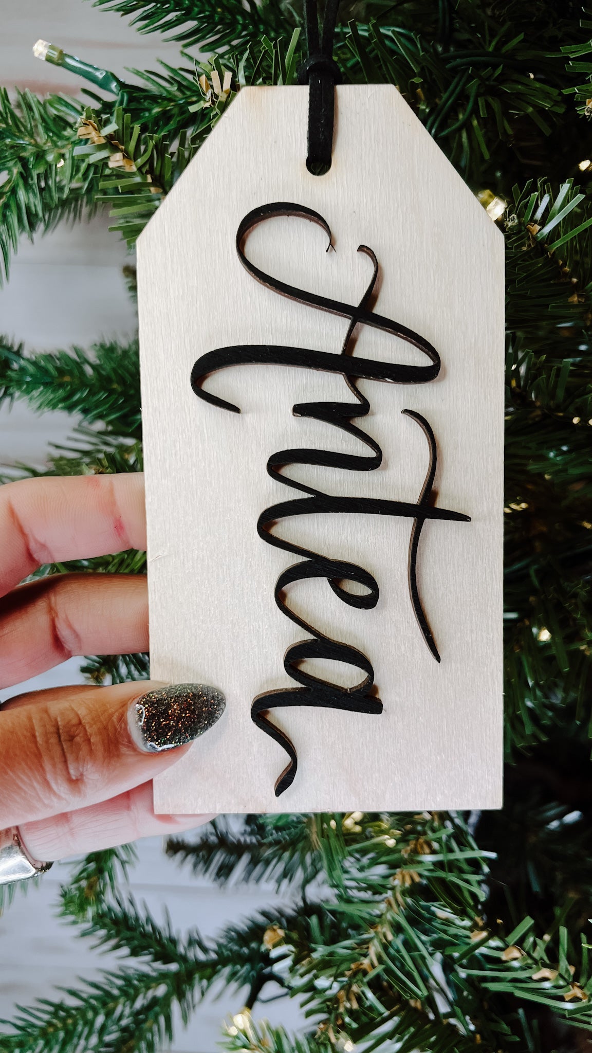 Holiday Collection - Stocking Tag Traditional