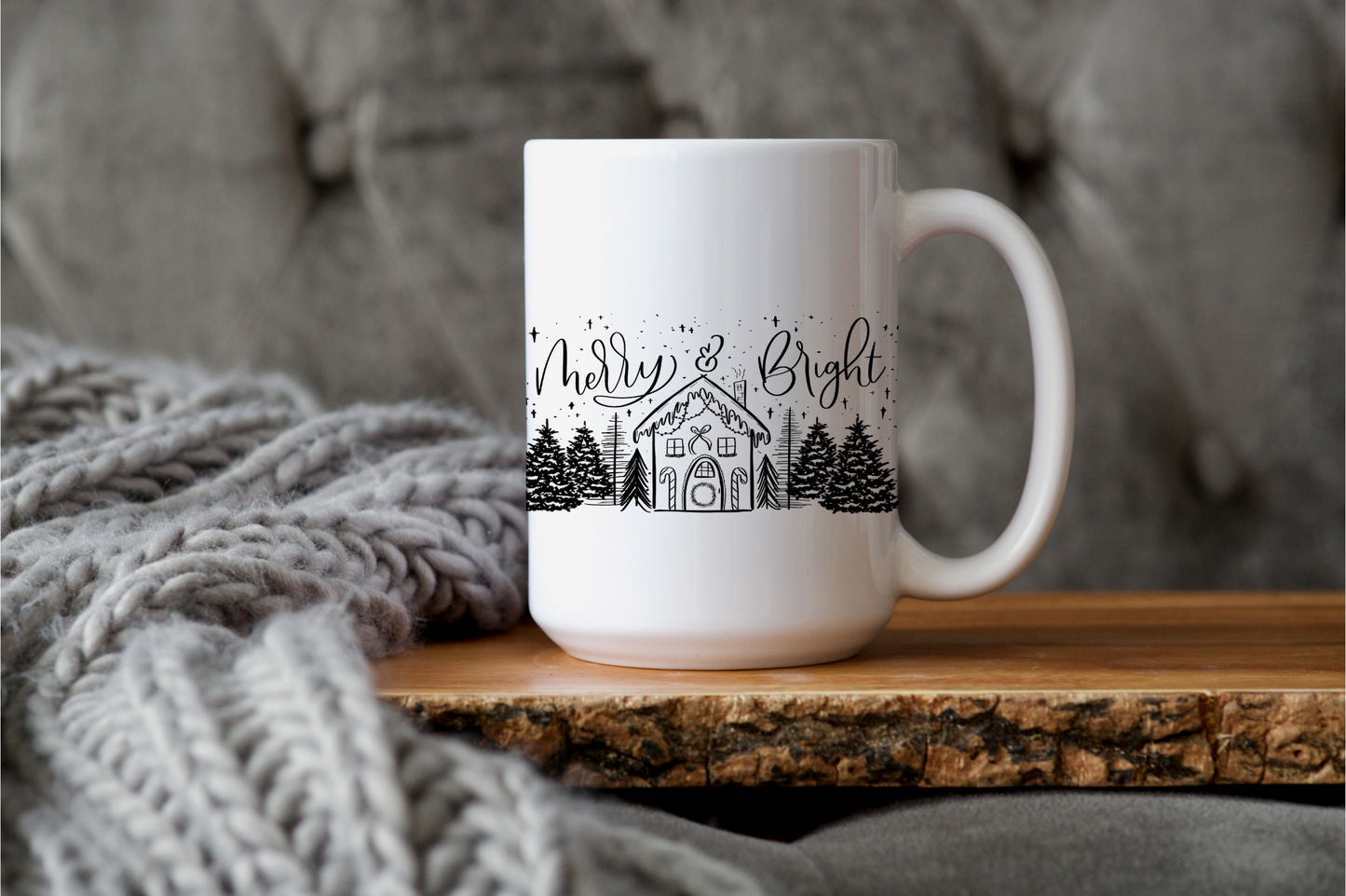 Holiday Collection - Mug, Merry + Bright