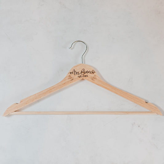 Wooden Wedding Hanger